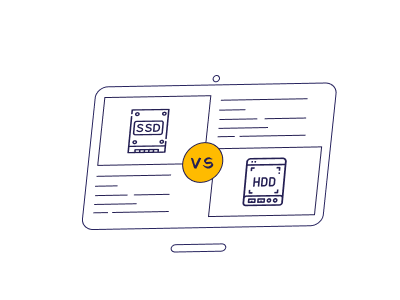 difference between ssd and hdd