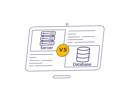 Difference Between Server and Database