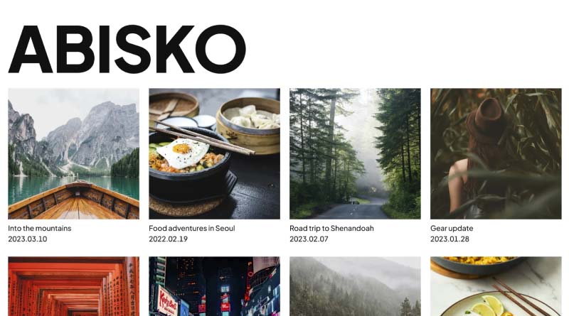 abisko wordpress theme