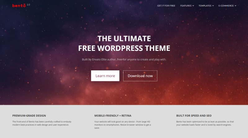 Bento WordPress Theme