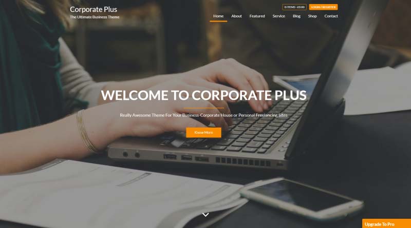 Corporate Plus WordPress Theme