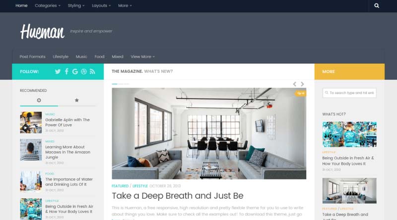 Hueman WordPress Theme