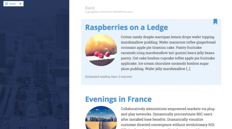 Kent WordPress Theme