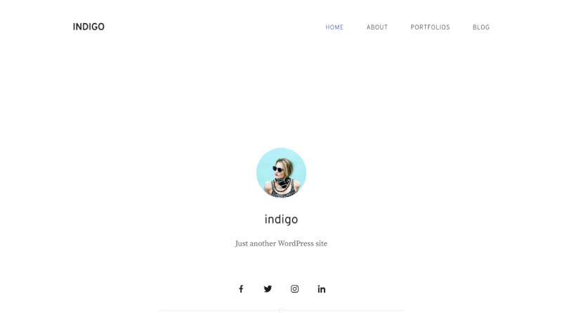 WP Indigo WordPress Theme