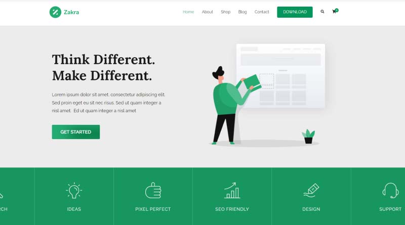 zakra wordpress theme