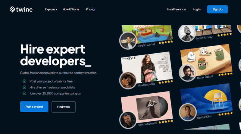 Twine Freelance Website