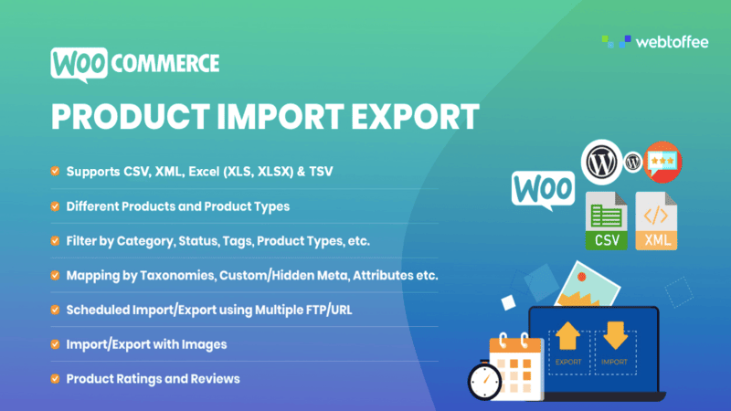 Product Import Export Plugin For WooCommerce