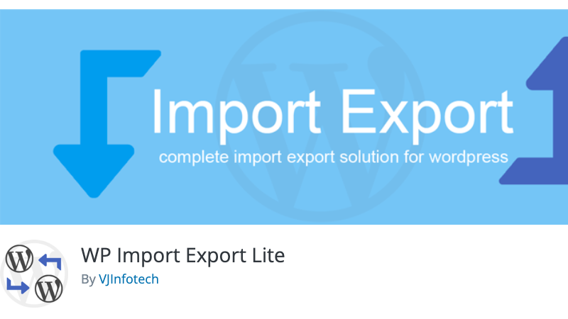 WP Import Export Lite