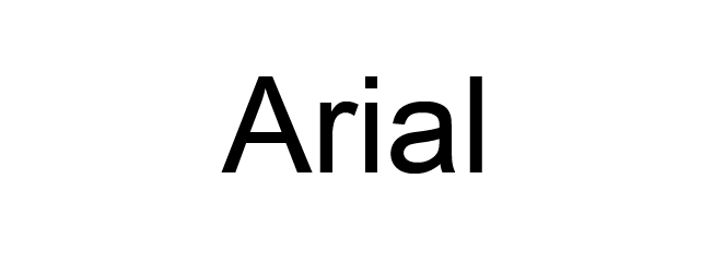 Arial HTML Font