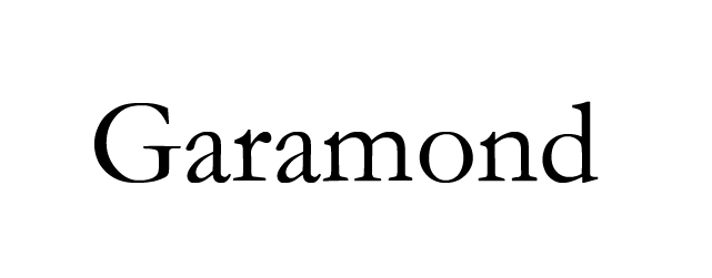 Garamond HTML Font