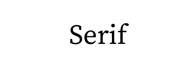 Serif HTML Font