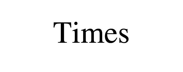 Times HTML Font