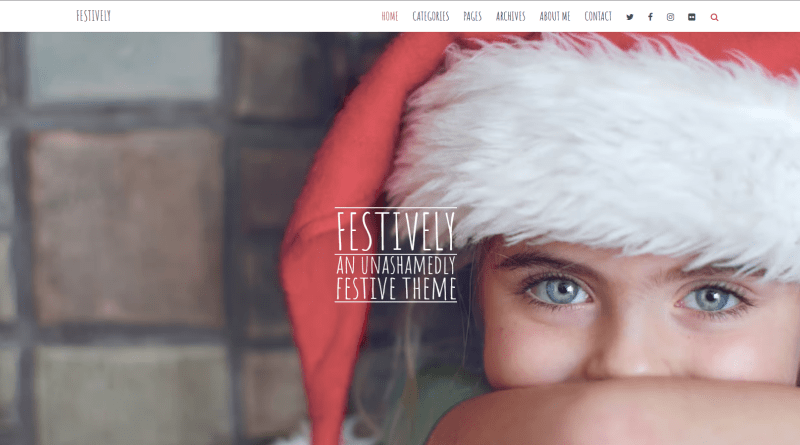 Festively Christmas Theme