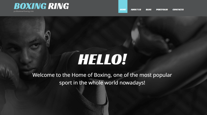 Boxing Ring: For Ringed WordPress Sports Themes