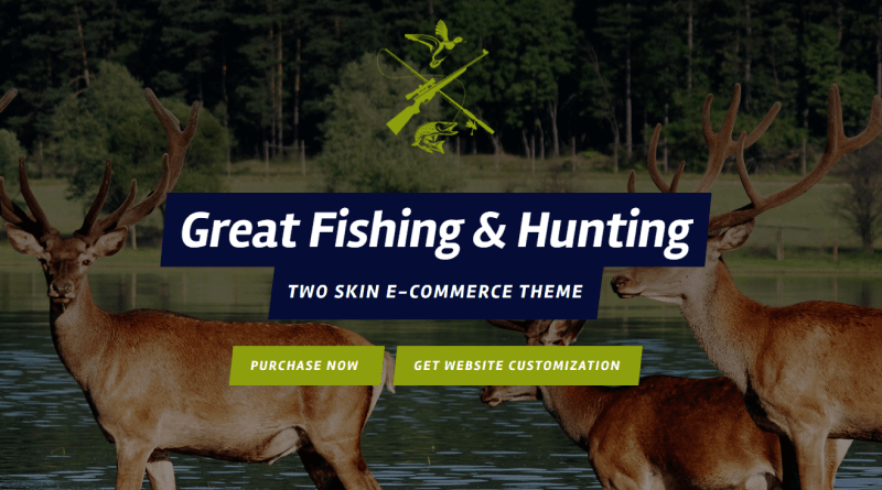 Hunting Club: WordPress Theme Sport-Oriented