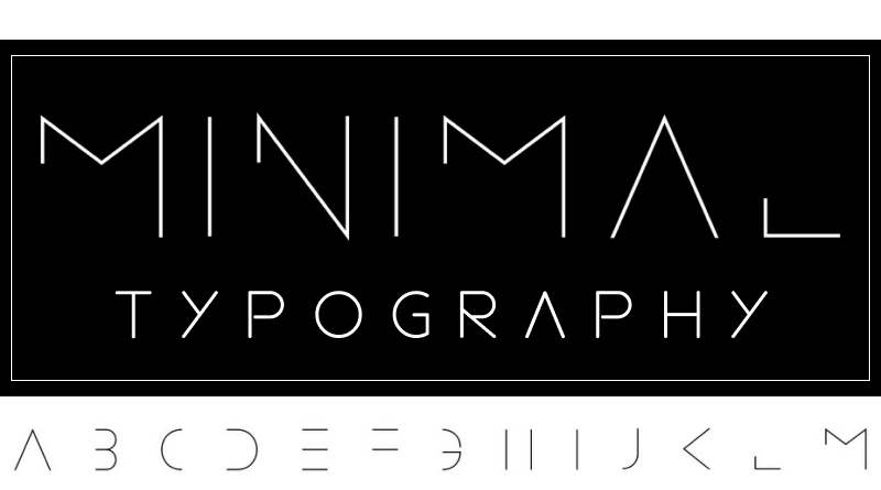 minimalist typography