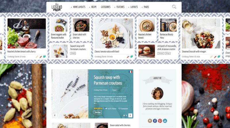 Neptune: WordPress Themes For Food Recipe Bloggers & Chefs