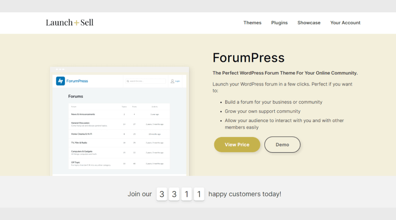 forum-press bbpress theme