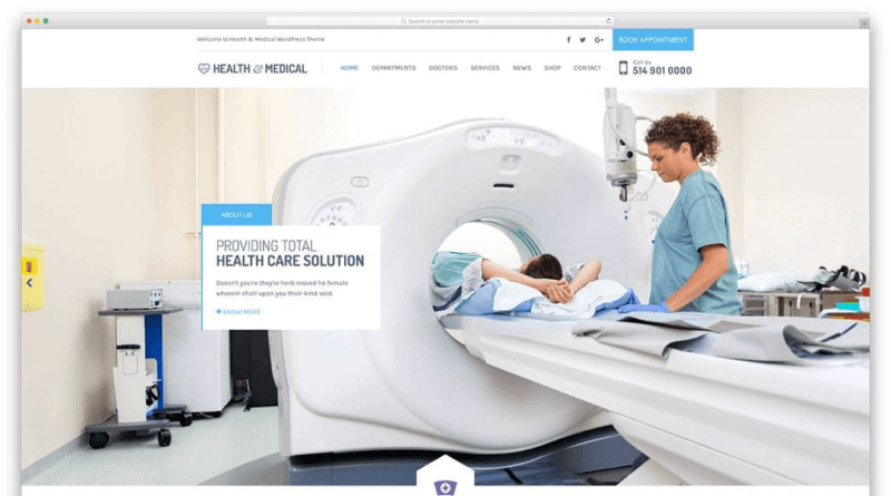 health and medical wordpress themes for doctors