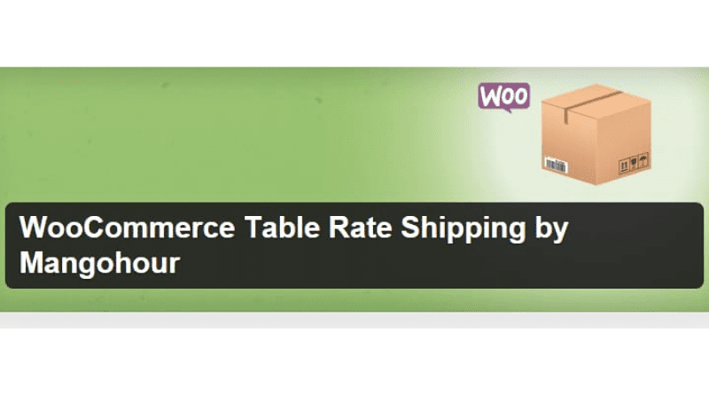 Table Rate Shipping for WooCommerce