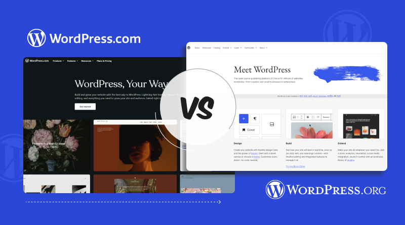 WordPress.com and WordPress.org