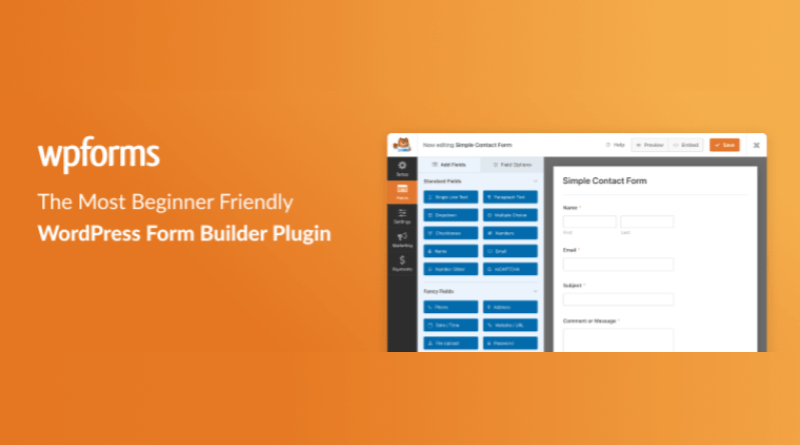 wpforms wordpress plugin