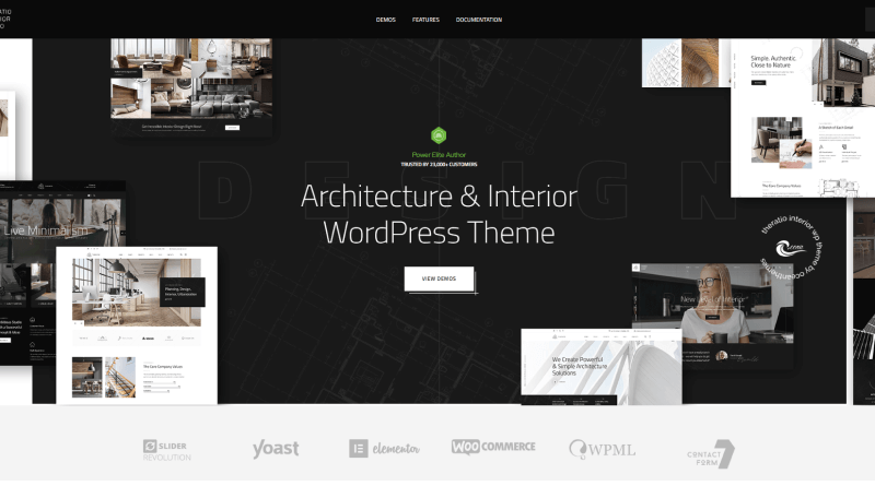 Theratio WordPress Themes for Interior Designers