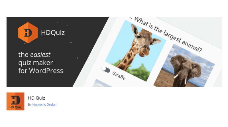 HD Quiz Plugin