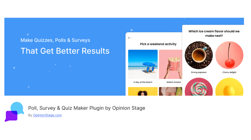 Opinion Stage Plugin