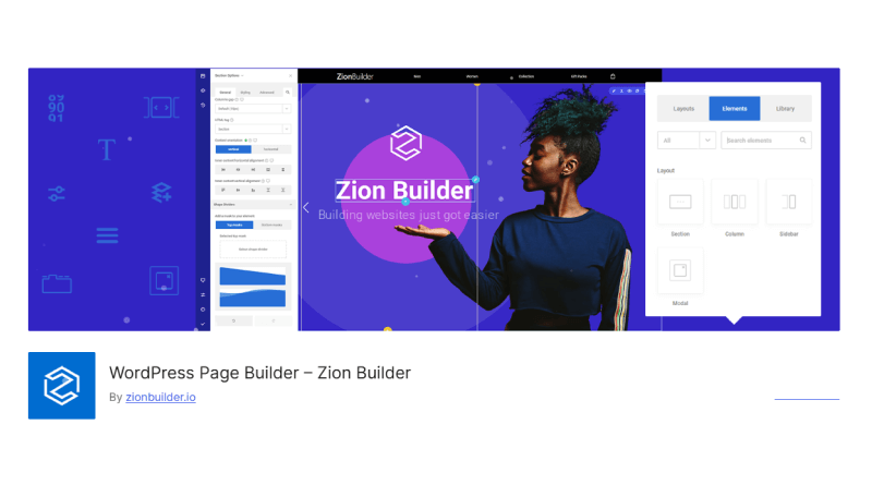 Zion Page Builder