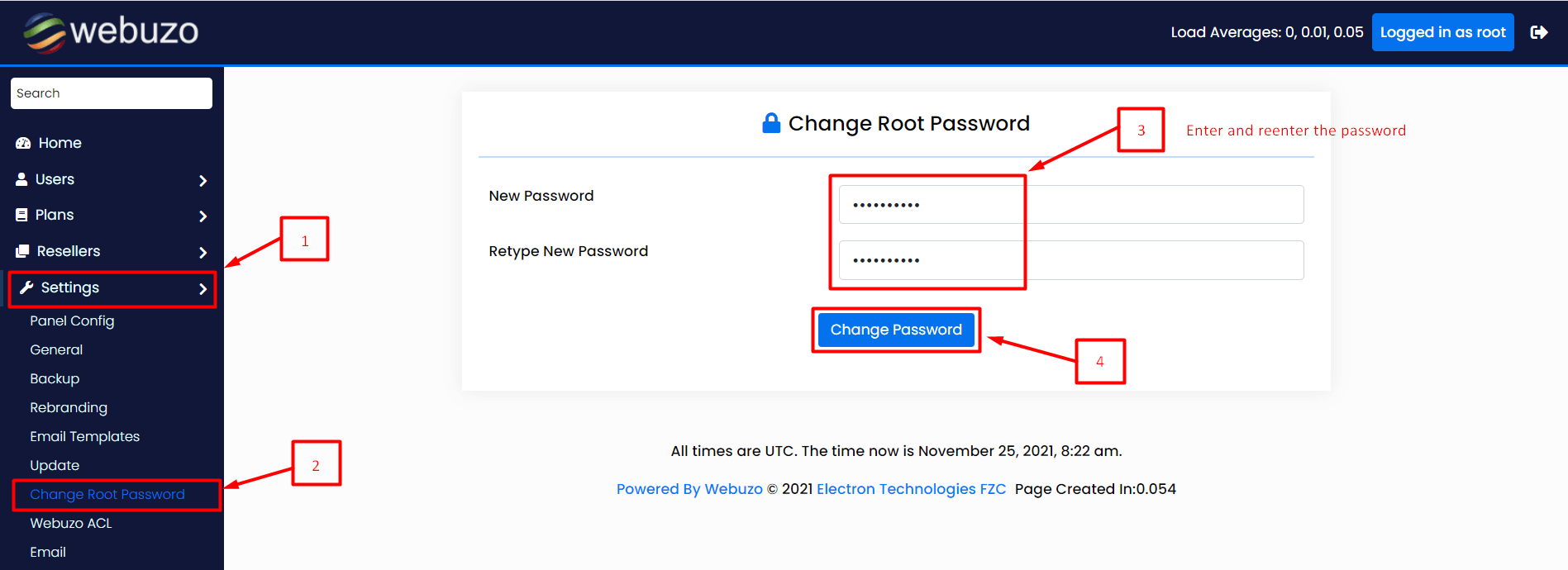 change-the-root-password-for-webuzo-web-hosting-faqs-by-milesweb