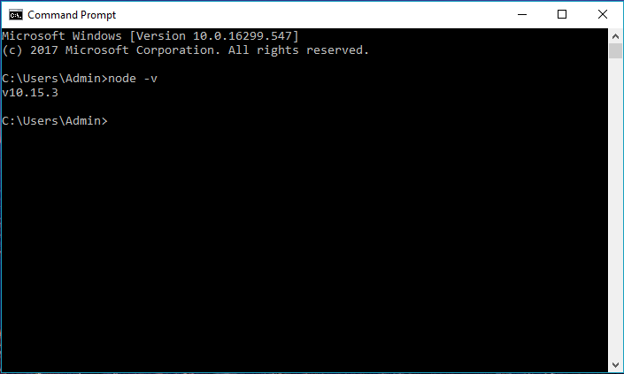 command prompt or Windows PowerShell