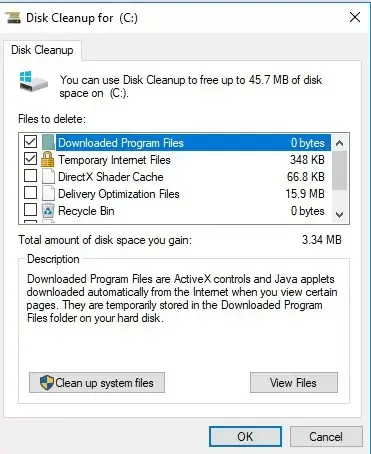 Windows update cleanup